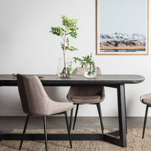 Load image into Gallery viewer, Arlen 2.2m Dining Table - Black - Boho Bliss
