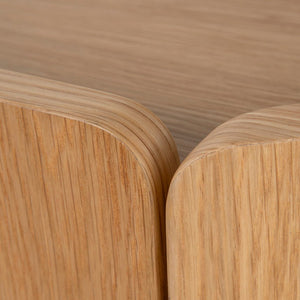Arlo Bedside Table - Natural Oak - Boho Bliss