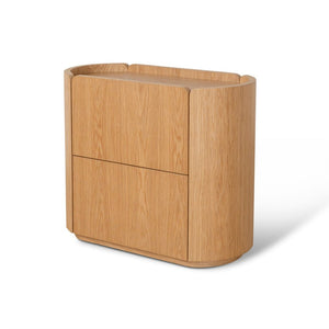 Arlo Bedside Table - Natural Oak - Boho Bliss