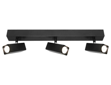 Artemis 3 Track Lighting Rail - Black - Boho Bliss