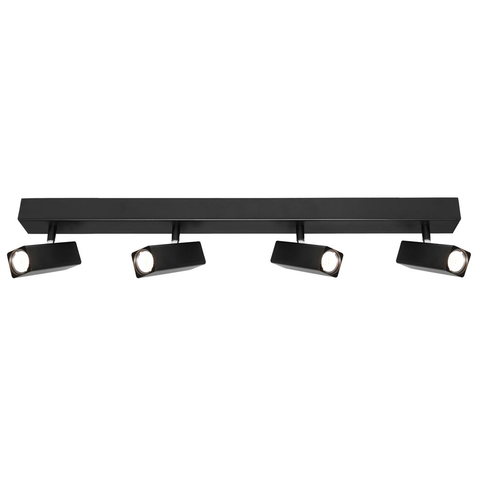 Artemis 4 Track Lighting Rail - Black – Boho Bliss