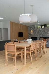 Asher Dining Table 3m - American Oak - Boho Bliss