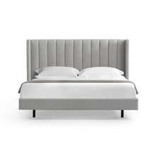 Load image into Gallery viewer, Ashwick King Bed - Spec Grey - Boho Bliss