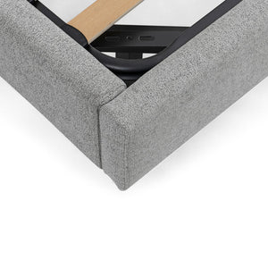 Ashwick King Bed - Spec Grey - Boho Bliss