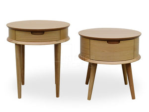 Asta Side Table - Walnut - Boho Bliss