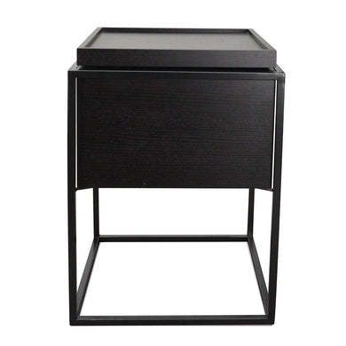 Atlas Side Table - Black - Boho Bliss