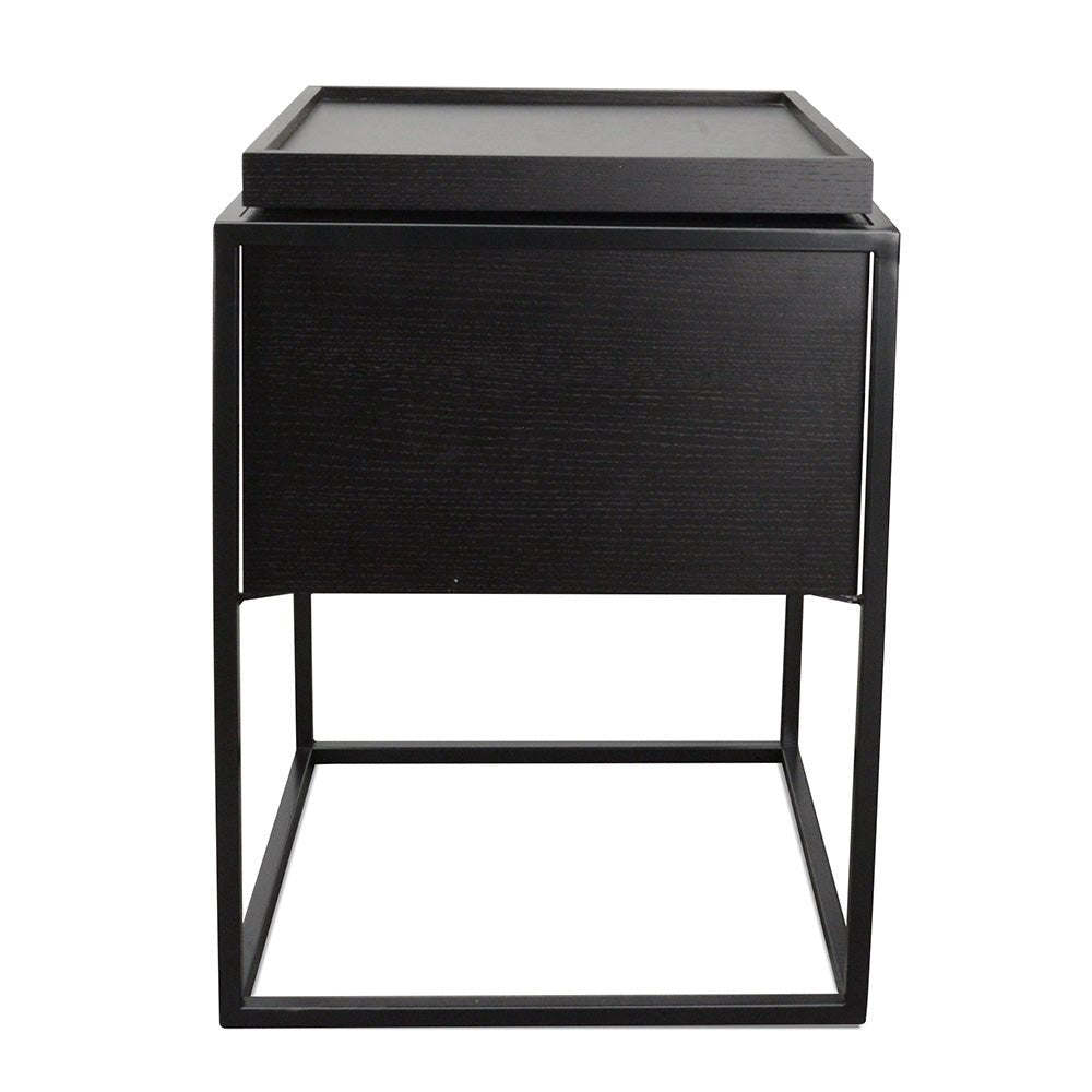 Atlas Side Table - Black - Boho Bliss