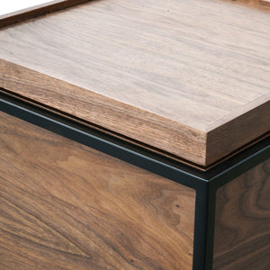 Atlas Side Table - Walnut - Boho Bliss