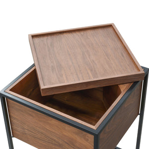 Atlas Side Table - Walnut - Boho Bliss