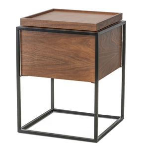 Atlas Side Table - Walnut - Boho Bliss