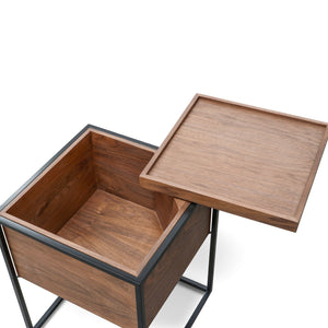Atlas Side Table - Walnut - Boho Bliss