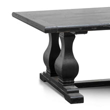 Load image into Gallery viewer, Atrium Elm Wood Dining Table 2.4m - Black - Boho Bliss