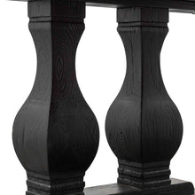 Load image into Gallery viewer, Atrium Elm Wood Dining Table 2.4m - Black - Boho Bliss
