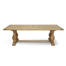 Load image into Gallery viewer, Atrium Reclaimed Elm Wood Dining Table 2.4m - Rustic Natural - Boho Bliss