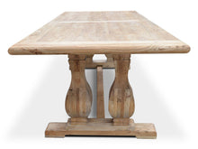 Load image into Gallery viewer, Atrium Reclaimed Elm Wood Dining Table 3m - Rustic Natural - Boho Bliss