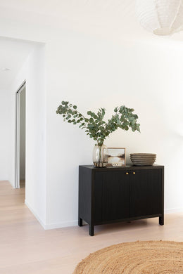 Audrey 2 Door Sideboard - Black - Boho Bliss