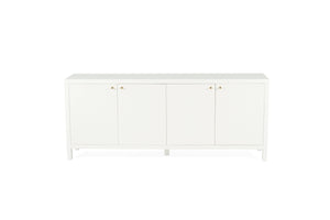 Audrey 4 Door Sideboard - White - Boho Bliss