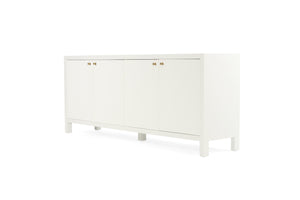 Audrey 4 Door Sideboard - White - Boho Bliss