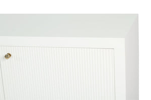 Audrey 4 Door Sideboard - White - Boho Bliss