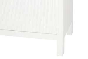 Audrey 4 Door Sideboard - White - Boho Bliss