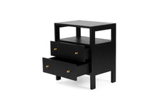 Load image into Gallery viewer, Audrey Bedside Table - Black - Boho Bliss