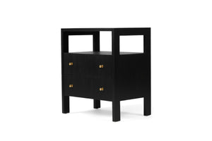 Audrey Bedside Table - Black - Boho Bliss
