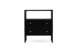 Audrey Bedside Table - Black - Boho Bliss