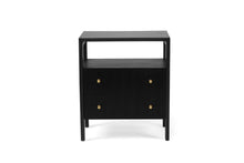 Load image into Gallery viewer, Audrey Bedside Table - Black - Boho Bliss