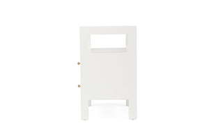 Audrey Bedside Table - White - Boho Bliss