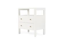 Load image into Gallery viewer, Audrey Bedside Table - White - Boho Bliss