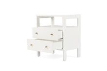 Load image into Gallery viewer, Audrey Bedside Table - White - Boho Bliss