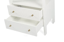 Load image into Gallery viewer, Audrey Bedside Table - White - Boho Bliss