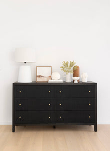 Audrey Chest Of Drawers - Black - Boho Bliss