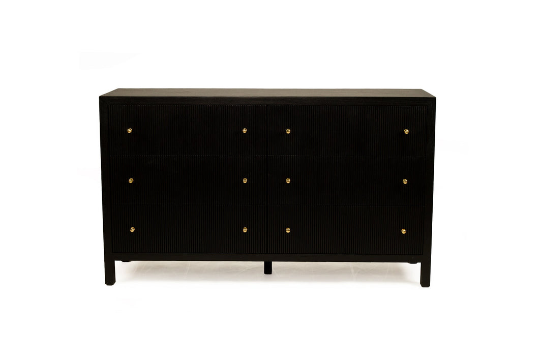Audrey Chest Of Drawers - Black - Boho Bliss