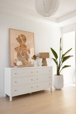 Audrey Chest Of Drawers - White - Boho Bliss
