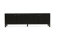 Load image into Gallery viewer, Audrey Entertainment Unit 2m Black - Boho Bliss