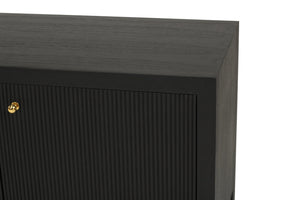 Audrey Entertainment Unit 2m Black - Boho Bliss