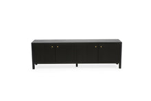 Load image into Gallery viewer, Audrey Entertainment Unit 2m Black - Boho Bliss