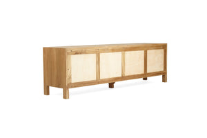 Audrey Entertainment Unit 2m Natural - Boho Bliss