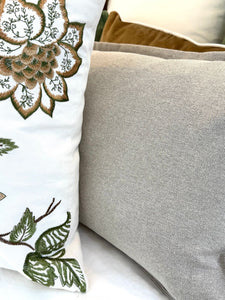 Audrey Long Lumbar Cushion Cover - Cocoa - Boho Bliss