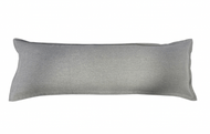 Audrey Long Lumbar Cushion Cover - Grey - Boho Bliss