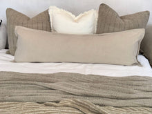 Load image into Gallery viewer, Audrey Long Lumbar Cushion Cover - Natural - Boho Bliss