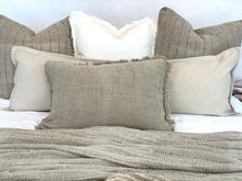 Load image into Gallery viewer, Audrey Long Lumbar Cushion Cover - Natural - Boho Bliss