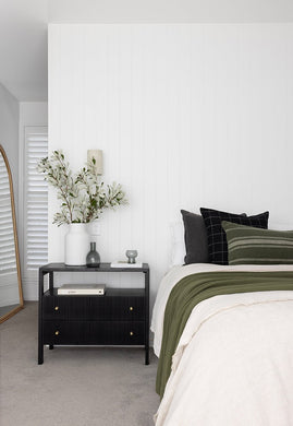 Audrey Nightstand - Black - Boho Bliss