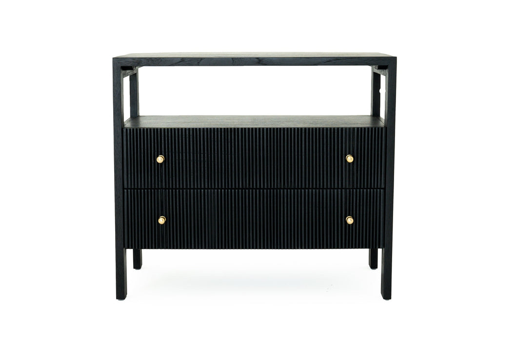 Audrey Nightstand - Black - Boho Bliss