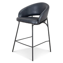 Load image into Gallery viewer, Autumn Bar Stool - Black - Boho Bliss