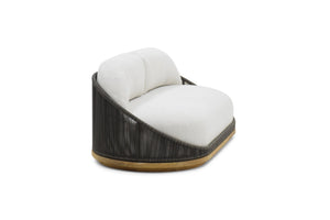 Avoca Outdoor 2 Seat Sofa - Ebony - Boho Bliss