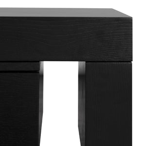 Axis Extendable Entertainment Unit - Black Oak - Boho Bliss