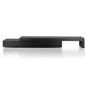Axis Extendable Entertainment Unit - Black Oak - Boho Bliss