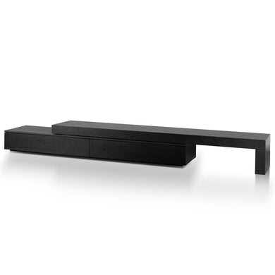 Axis Extendable Entertainment Unit - Black Oak - Boho Bliss